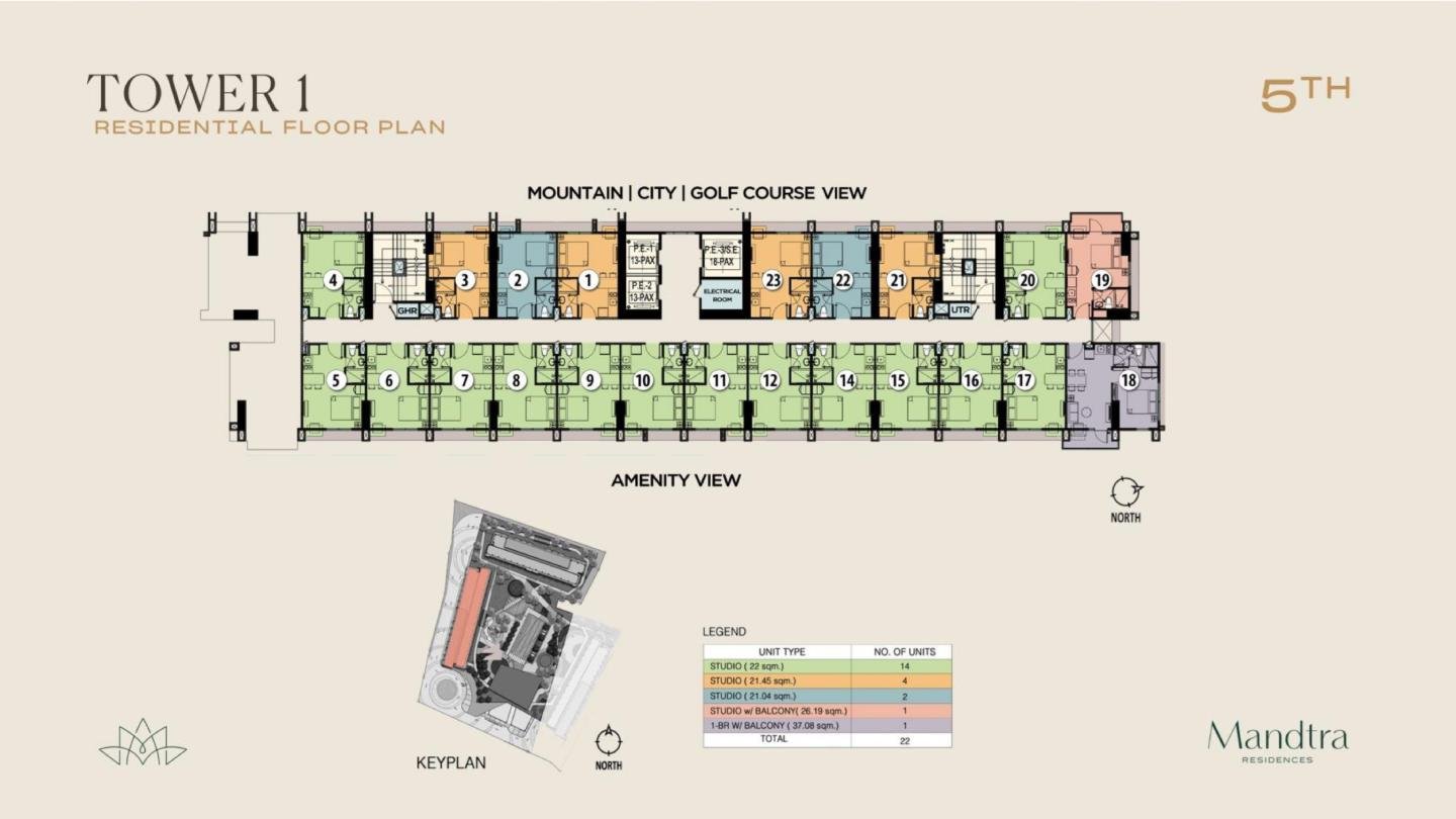 Studio Unit Floor Plan
