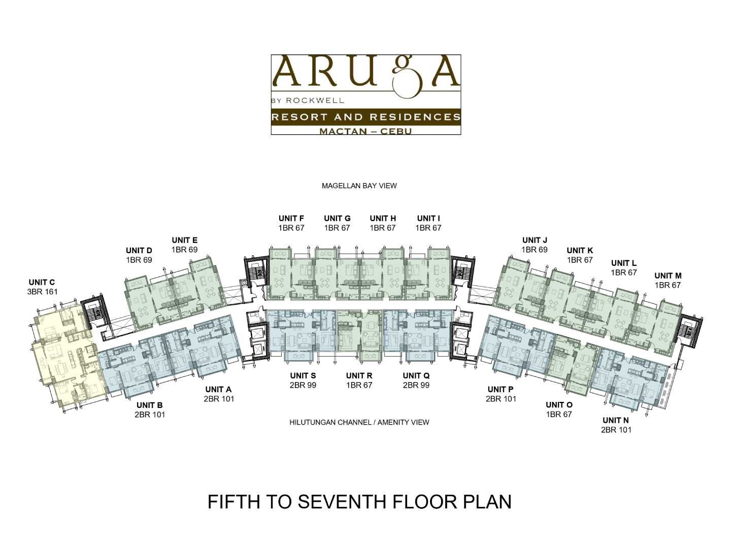Fifth To Seventh Floor Plan
