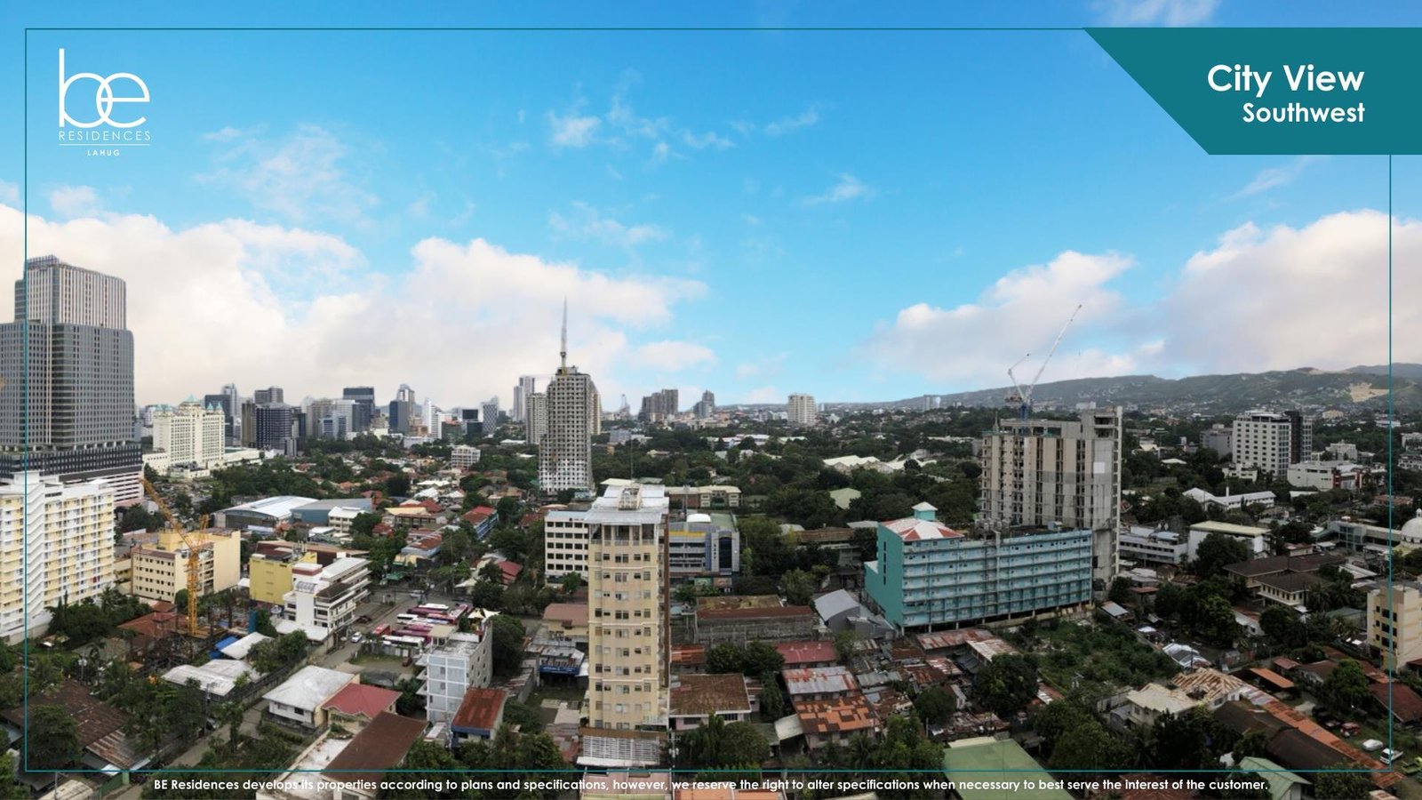 Be Residences Lahug city view