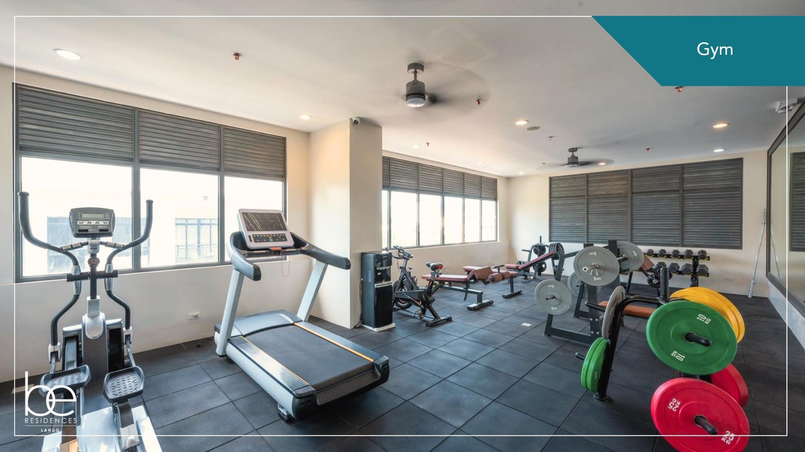 Be Residences Lahug fitness gym