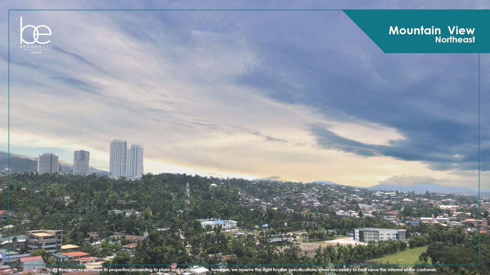 Be Residences Lahug mountain view