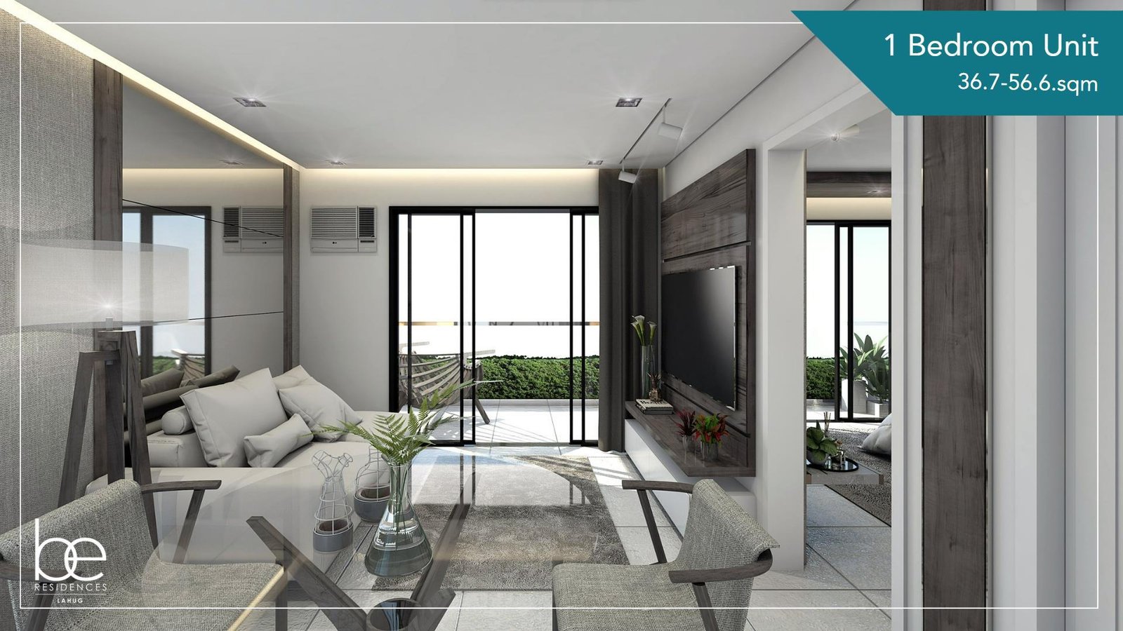 Be Residences Lahug one-bedroom unit