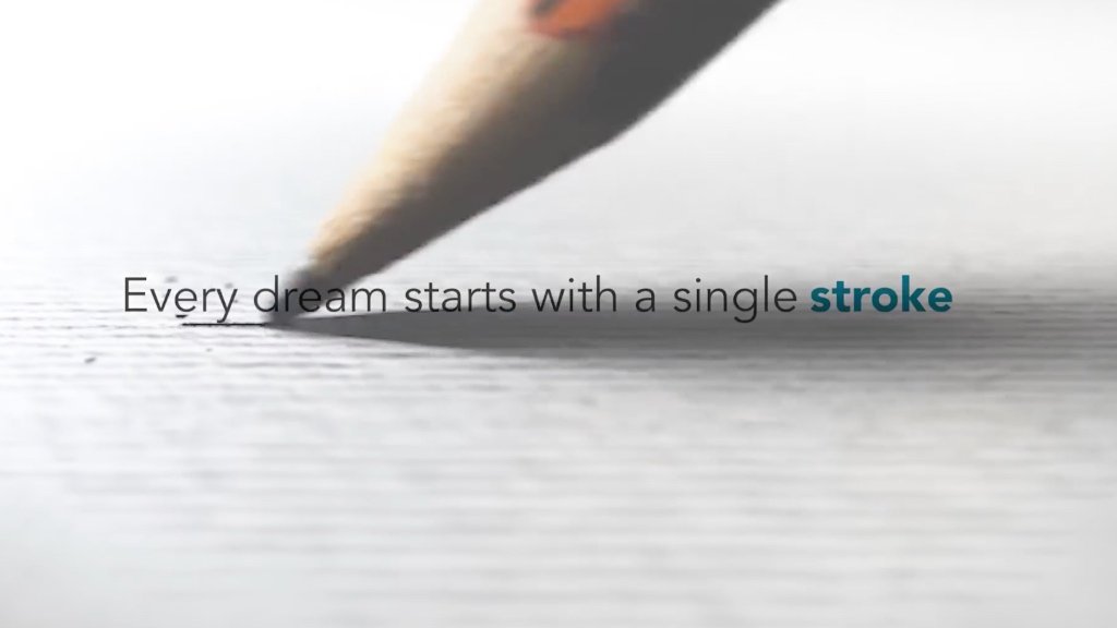 Every Dream Starts With Single Stroke