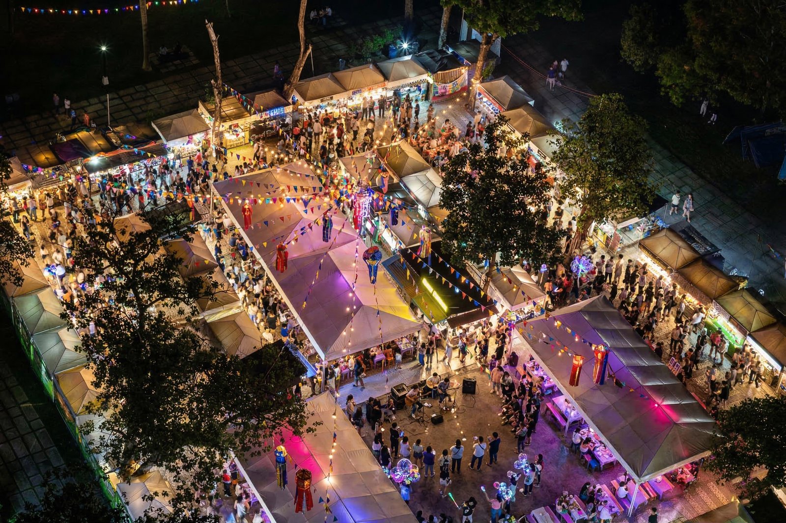 Nighttime activity around IT Park reinforces the district’s identity as one of Cebu’s most recognizable mixed-use environments.