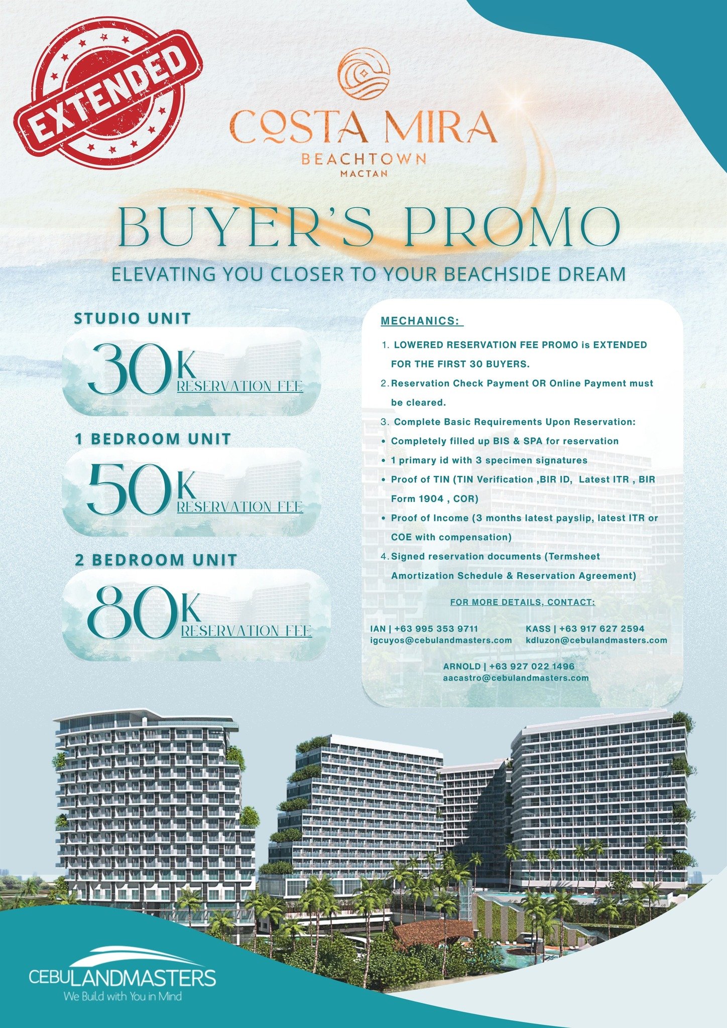 Costa Mira Mactan Tower 3 — affordable beachfront condo Mactan