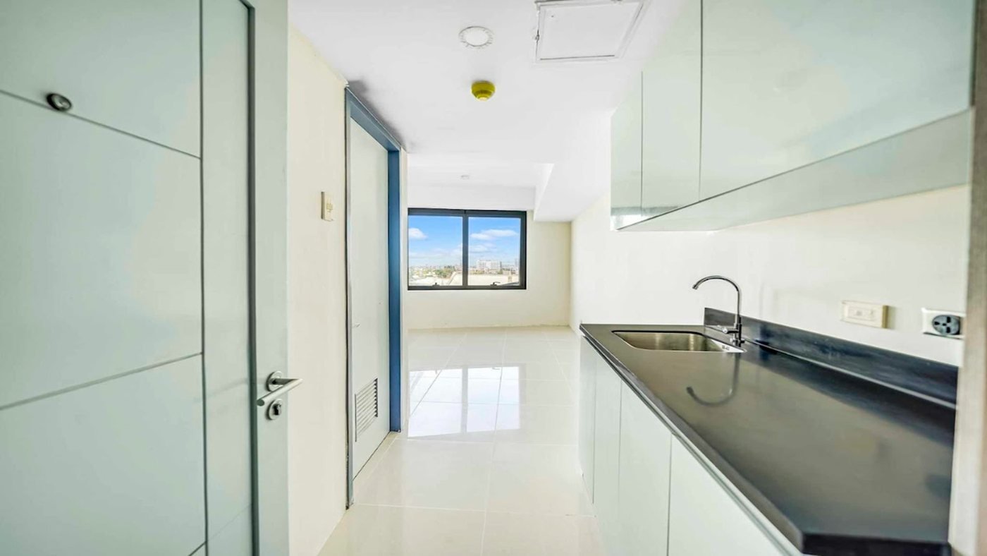 J Tower Residences one-bedroom kitchen actual photo