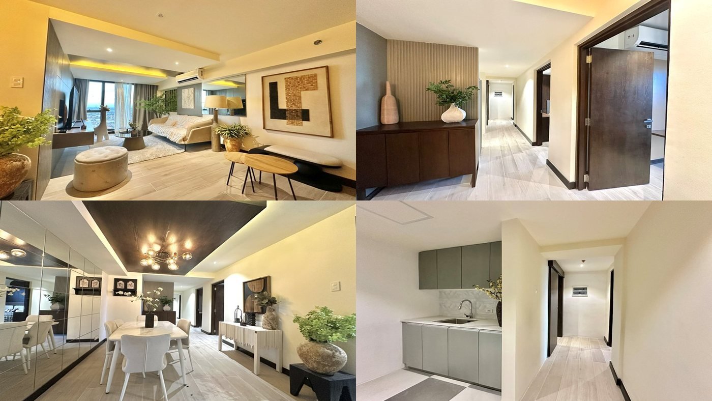 J Tower Residences penthouse interior photos