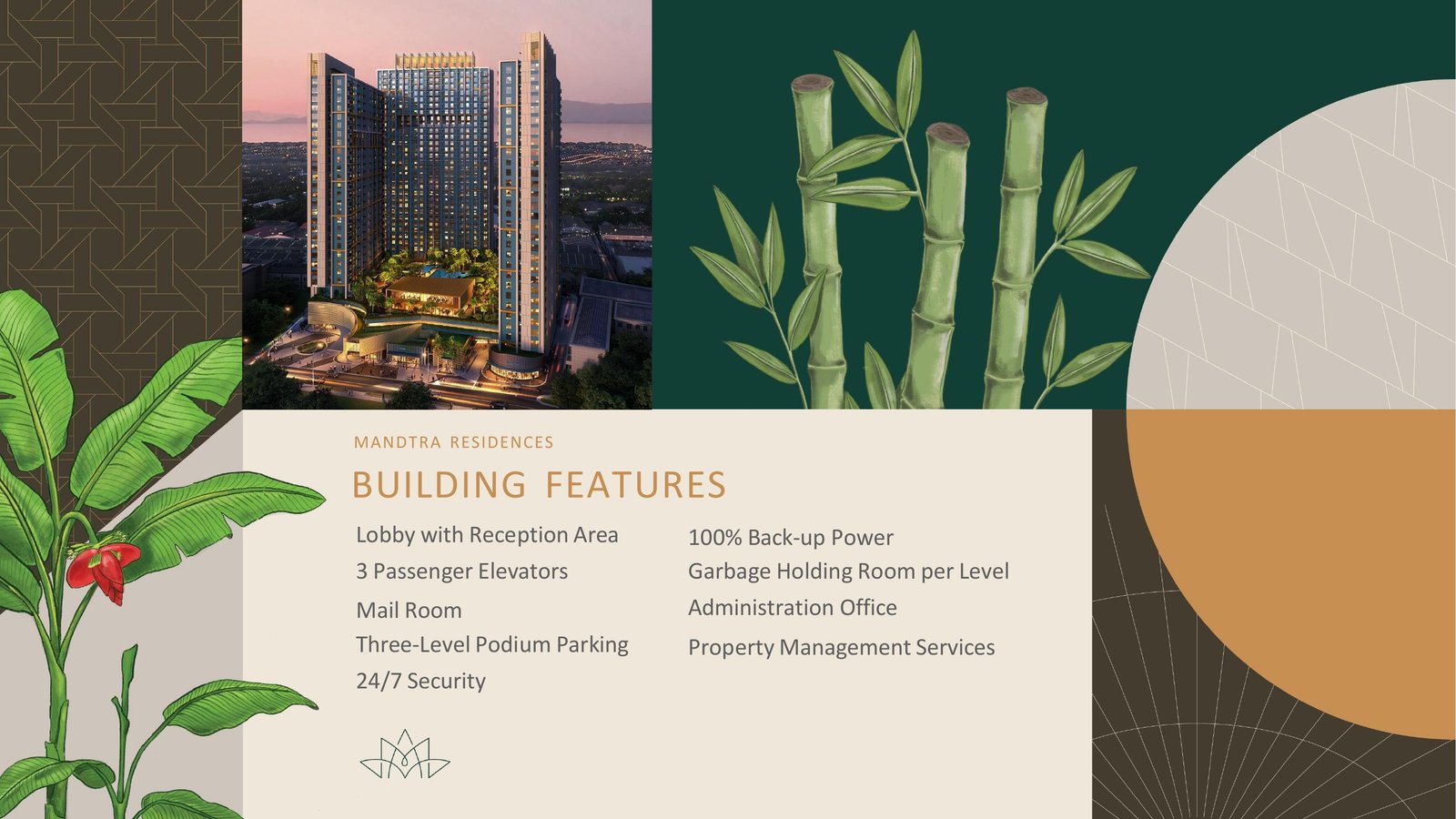 Mandtra building features