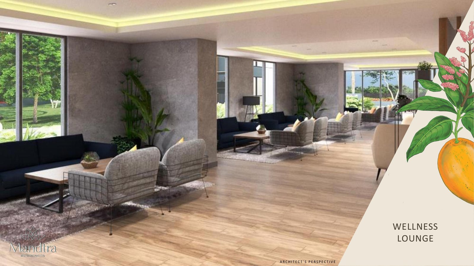 Mandtra Residences wellness lounge