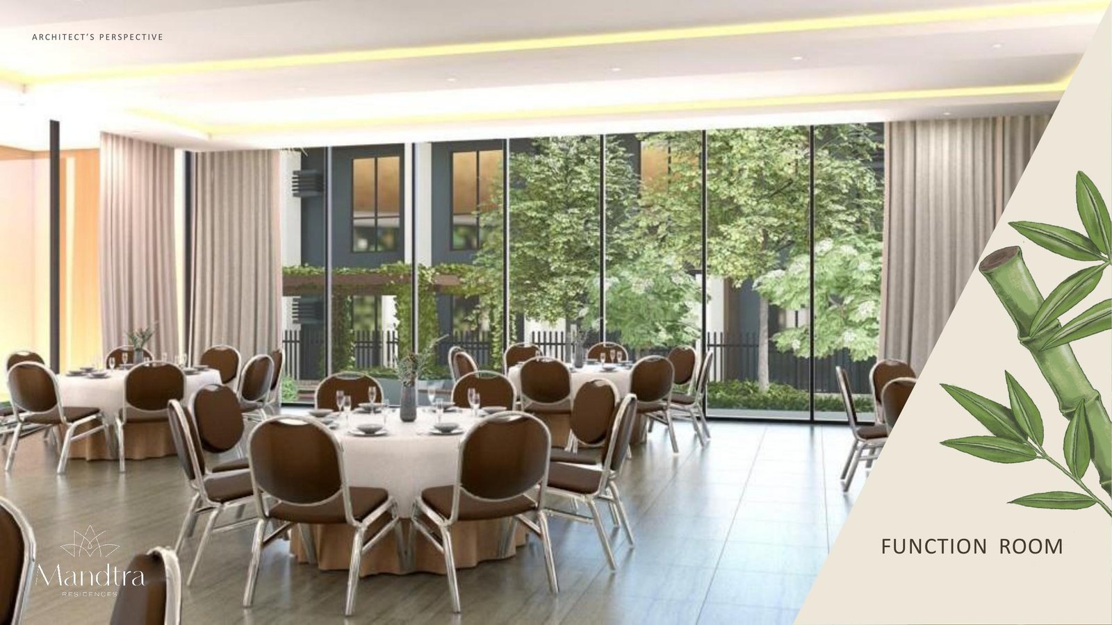 Mandtra Residences function room