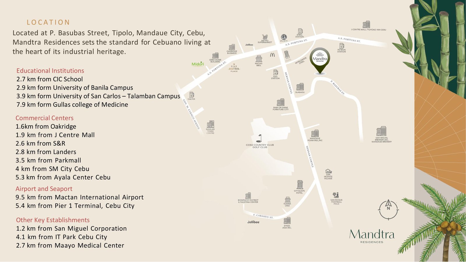 Mandtra Residences location map