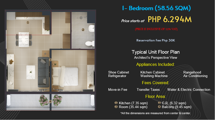 Saekyung 1-Bedroom Floor Plan