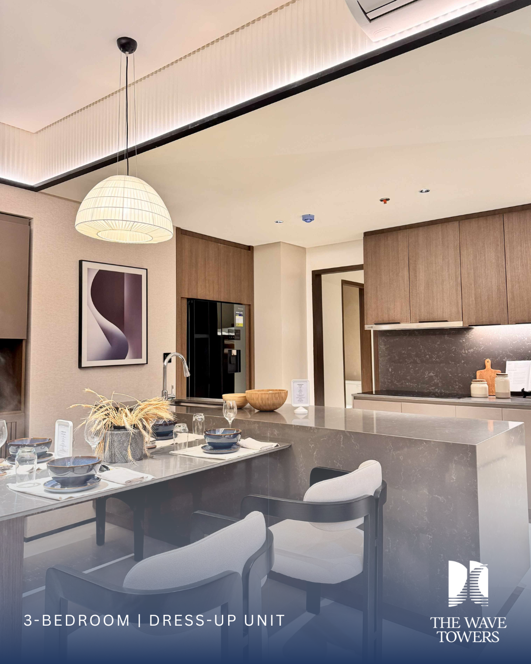 3-Bedroom Kitchen Island