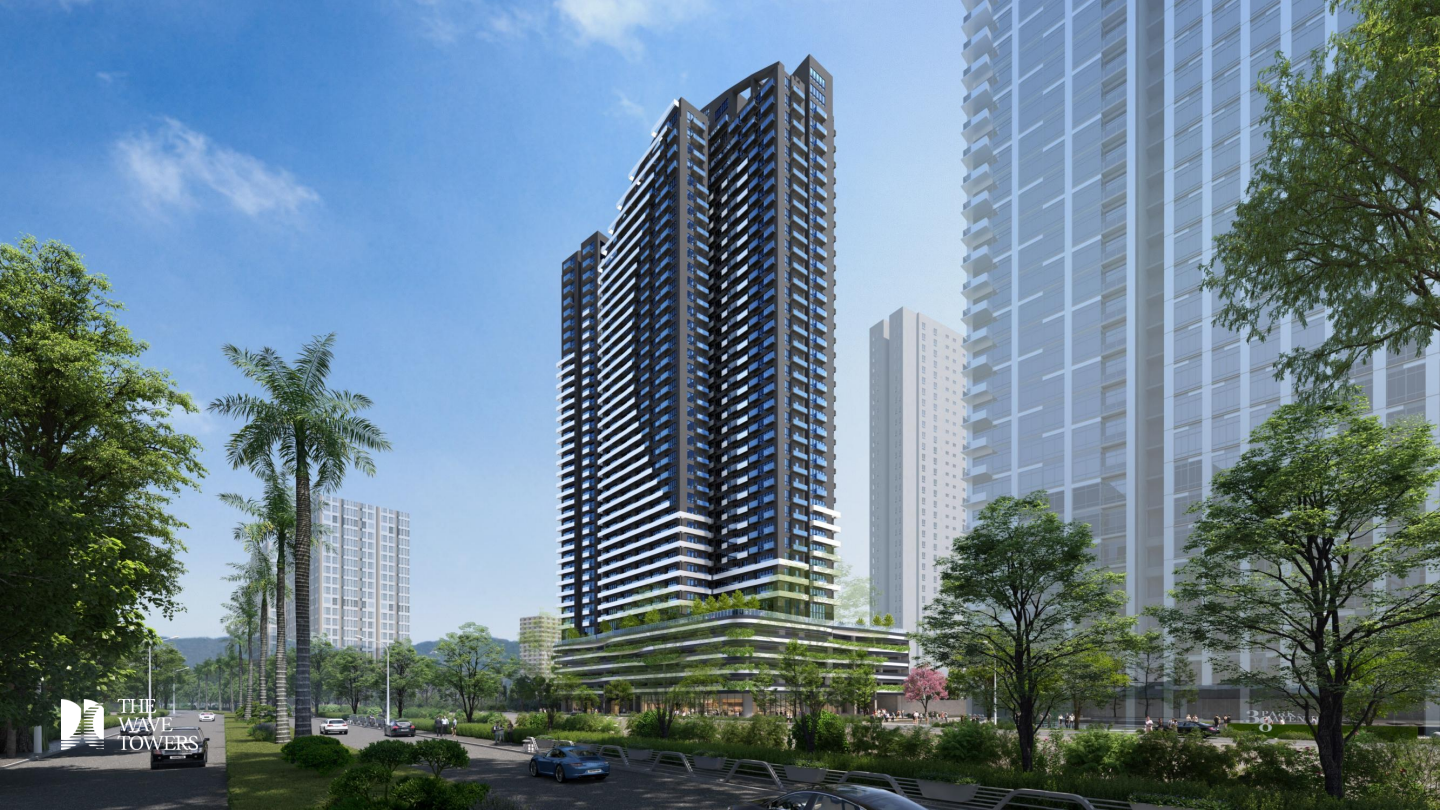 The Wave Towers Building Exterior