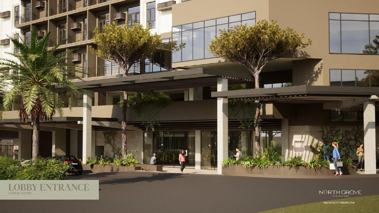Lumina Tower lobby entrance