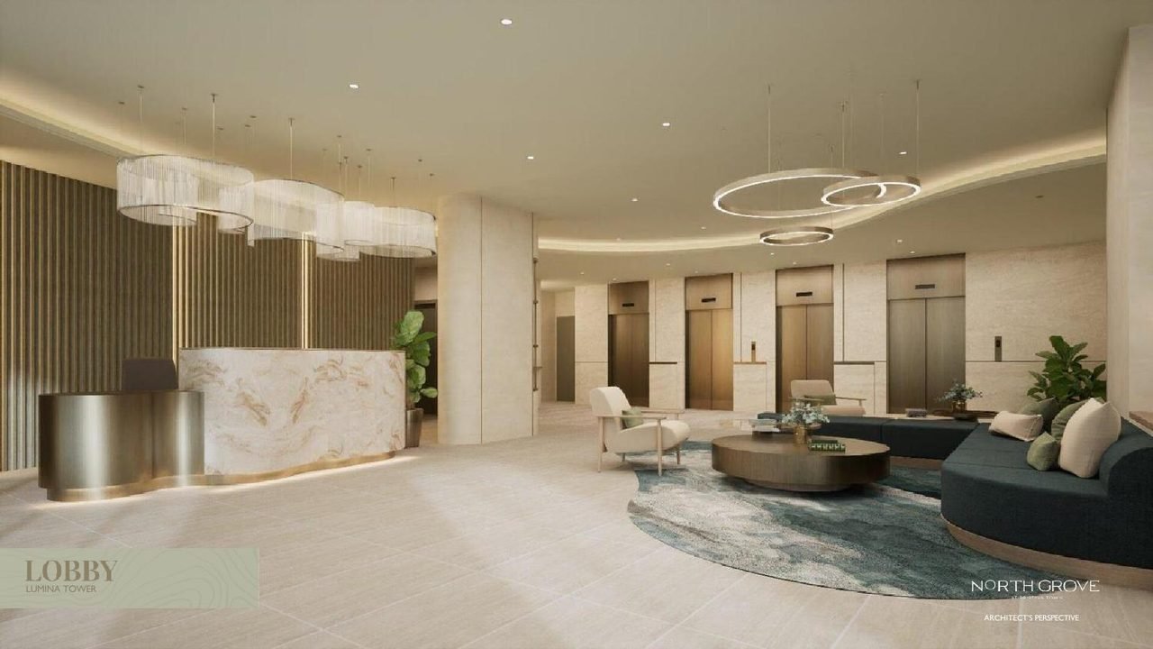 Lumina Tower lobby interior