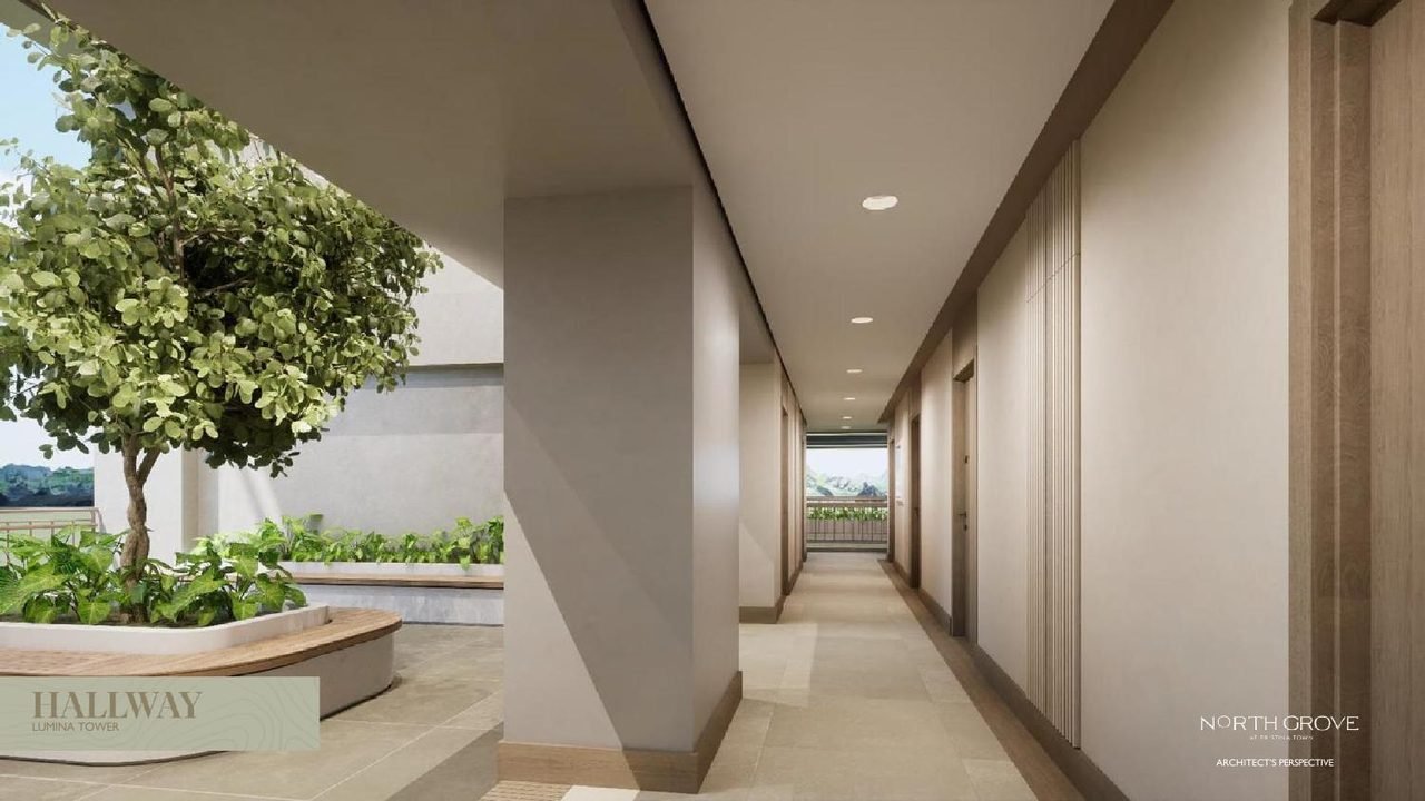 Lumina Tower hallway corridor