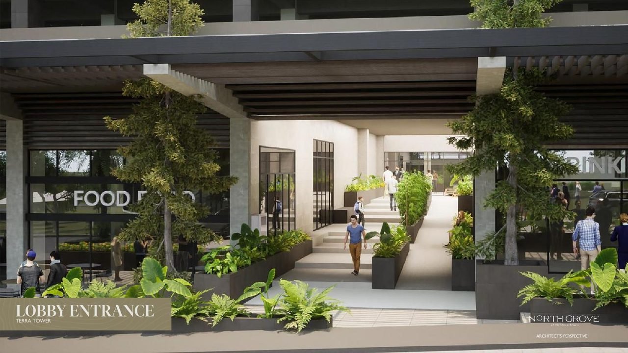 Terra Tower lobby entrance