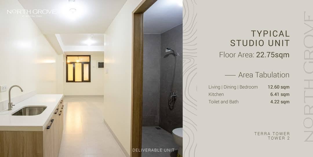 North Grove Terra Tower actual deliverable studio unit